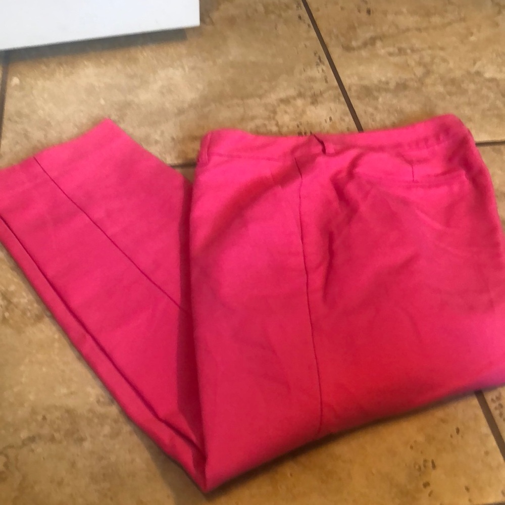 Pink Cropped Pants
